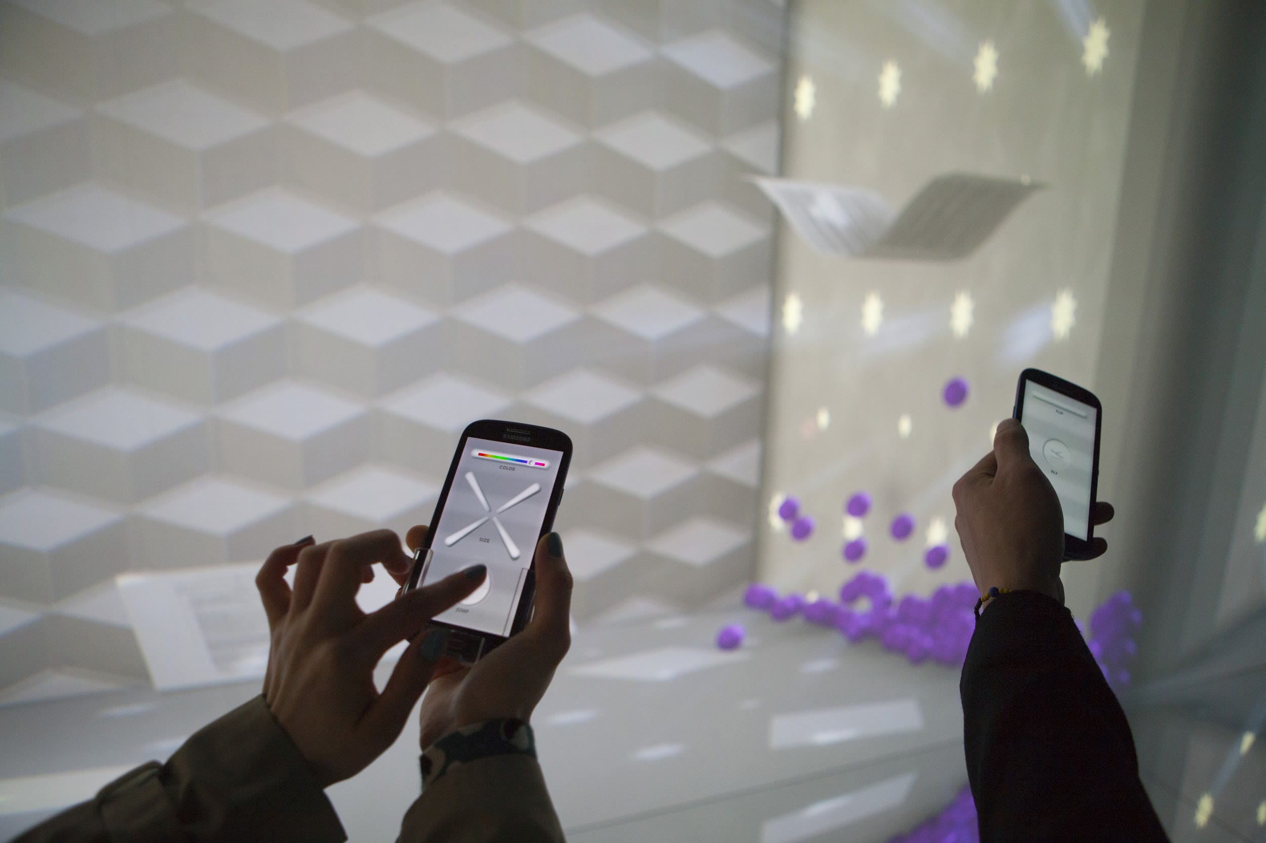 Samsung Design Week interactive installation