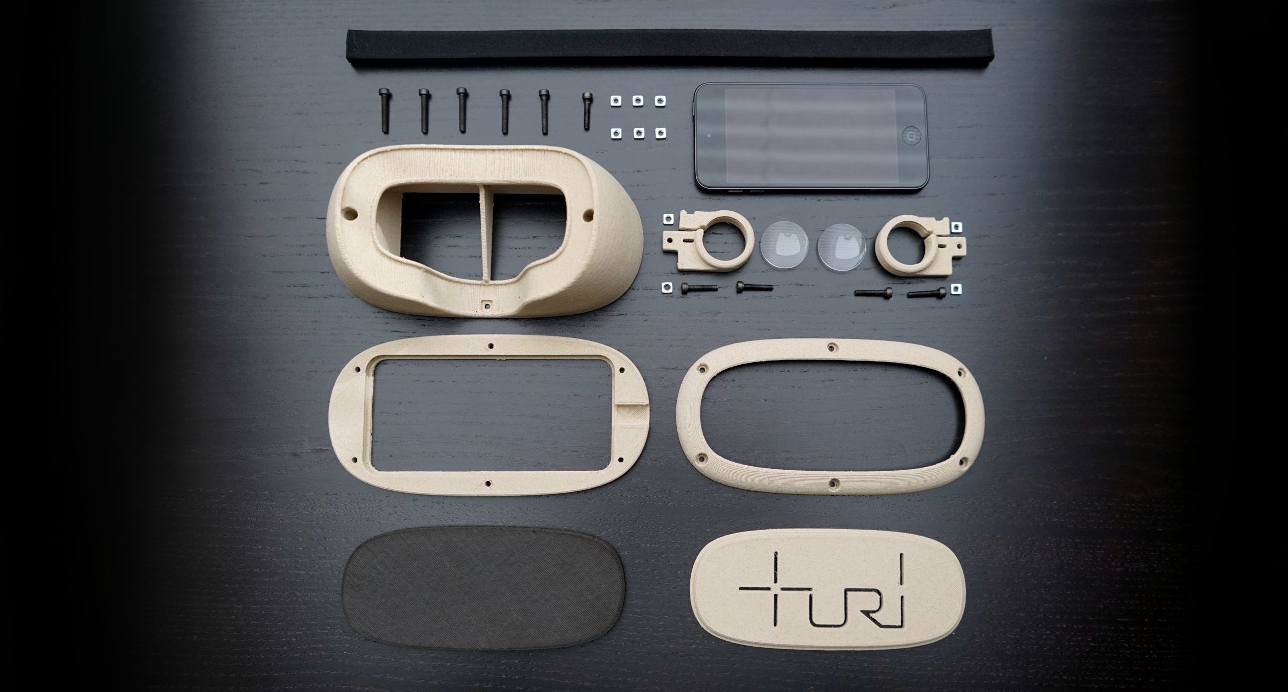 3D-printed mobile VR goggles
