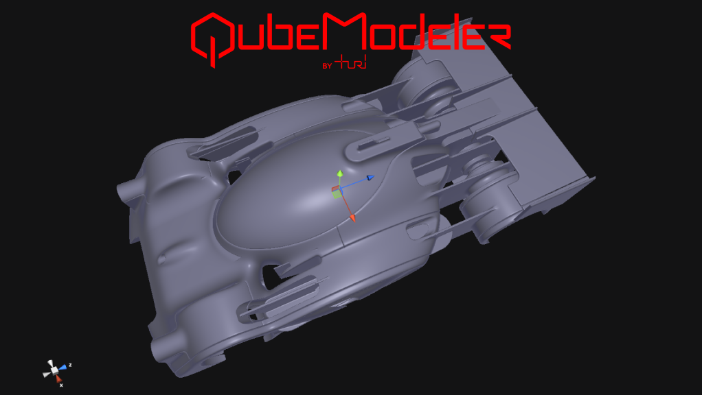 QubeModeler parametric 3D concept model of a car body