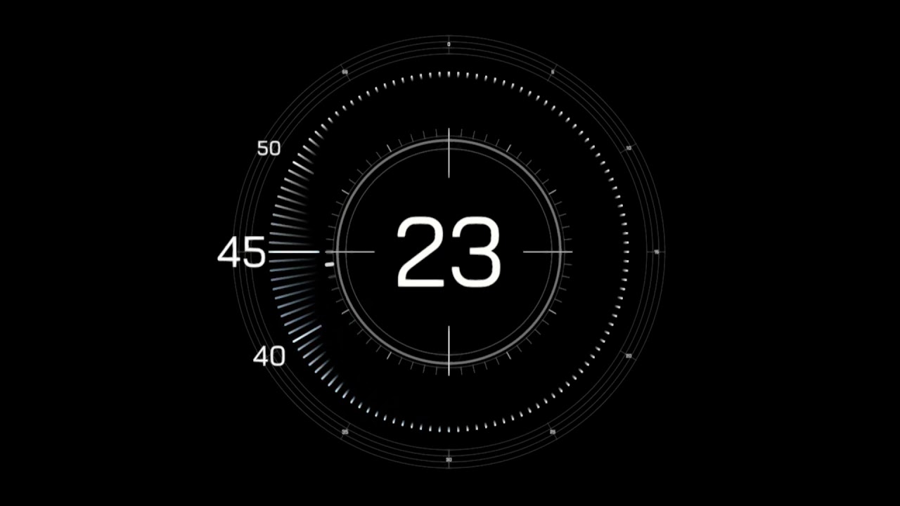 QubeGraphix parametric UI clock