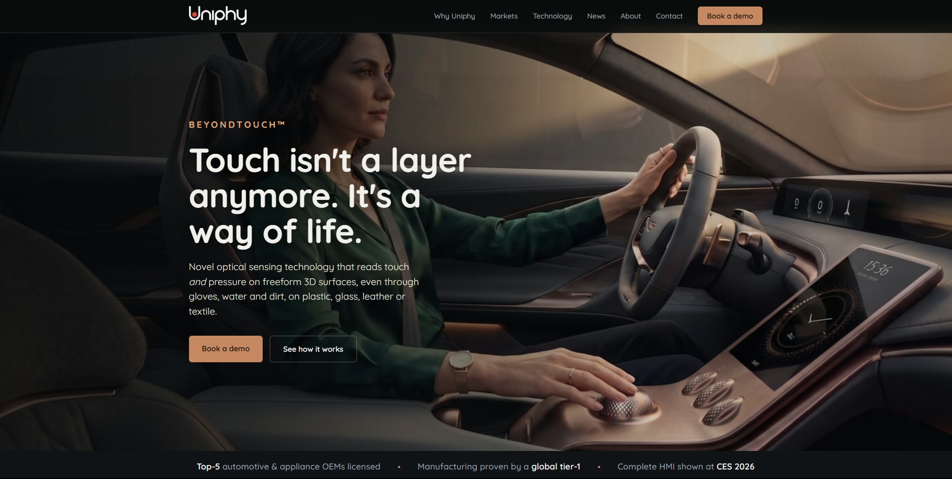 Redesigned Uniphy website
